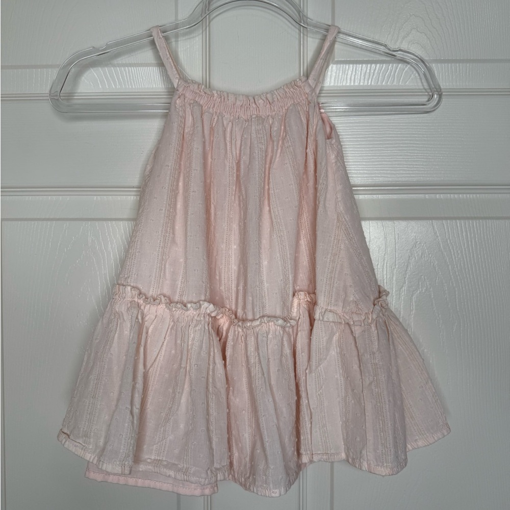 Rachel Zoe Girls Toddler Size 2T Dress Bundle Pink Swiss Dot Floral Cotton - Picture 4 of 12